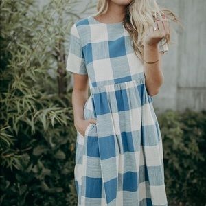 Piper & Scoot gingham dress